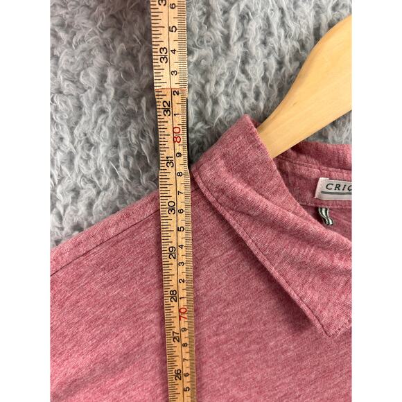 Criquet Men’s XXL Pink Heather Pocket Polo Shirt Soft Cotton Austin TX - Picture 6 of 6